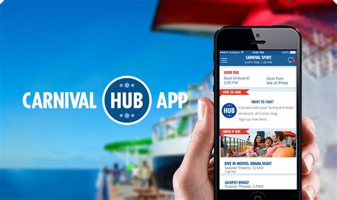 Use the Carnival HUB app to share your cruise countdown with friends, then explore and book shore excursions, spa treatments, drink packages and …